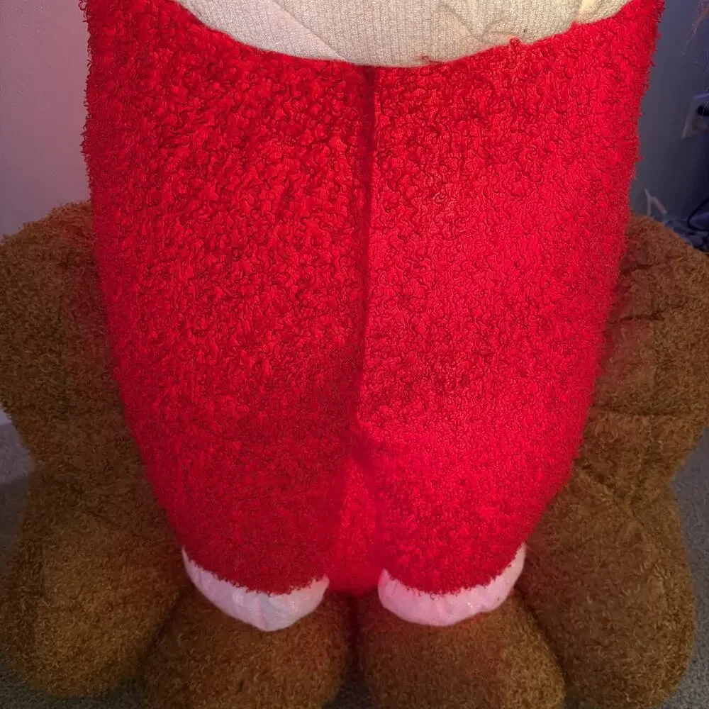 Gemmy Airblown Inflatable Fuzzy Plush Santa Dog Christmas Cocker Spaniel Puppy